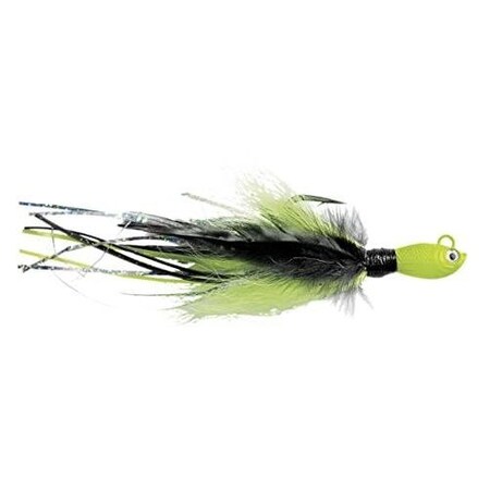 Spro Power Bucktail Custom Crazy ChartBlack 2 Oz SPBCCCB-2